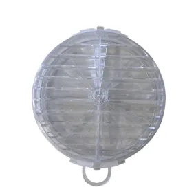 Aérateur fixe à lamelle spécial gaz avec volet AUTOGYRE "100011" diamètre 192 m/m