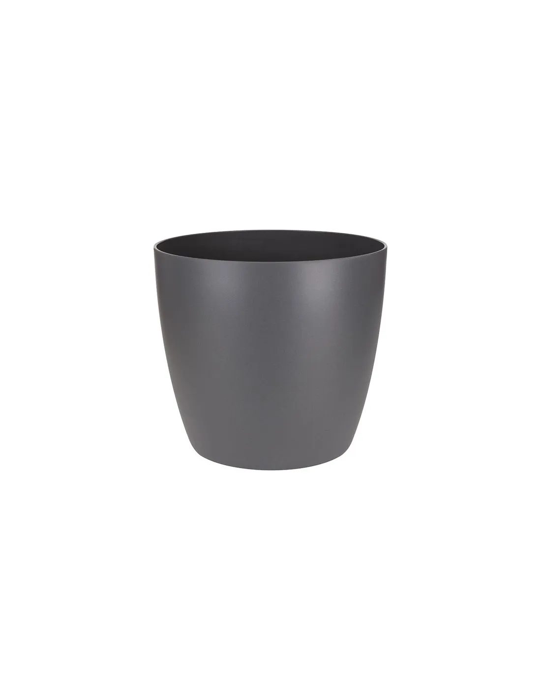 cache-pot brussels d.12.5cm anthracite - elho
