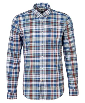 Chemise d'été en coton tartan barbour