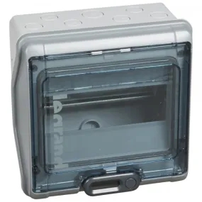 Coffret étanche Plexo³ 8 modules avec embouts prémontés perforation directe