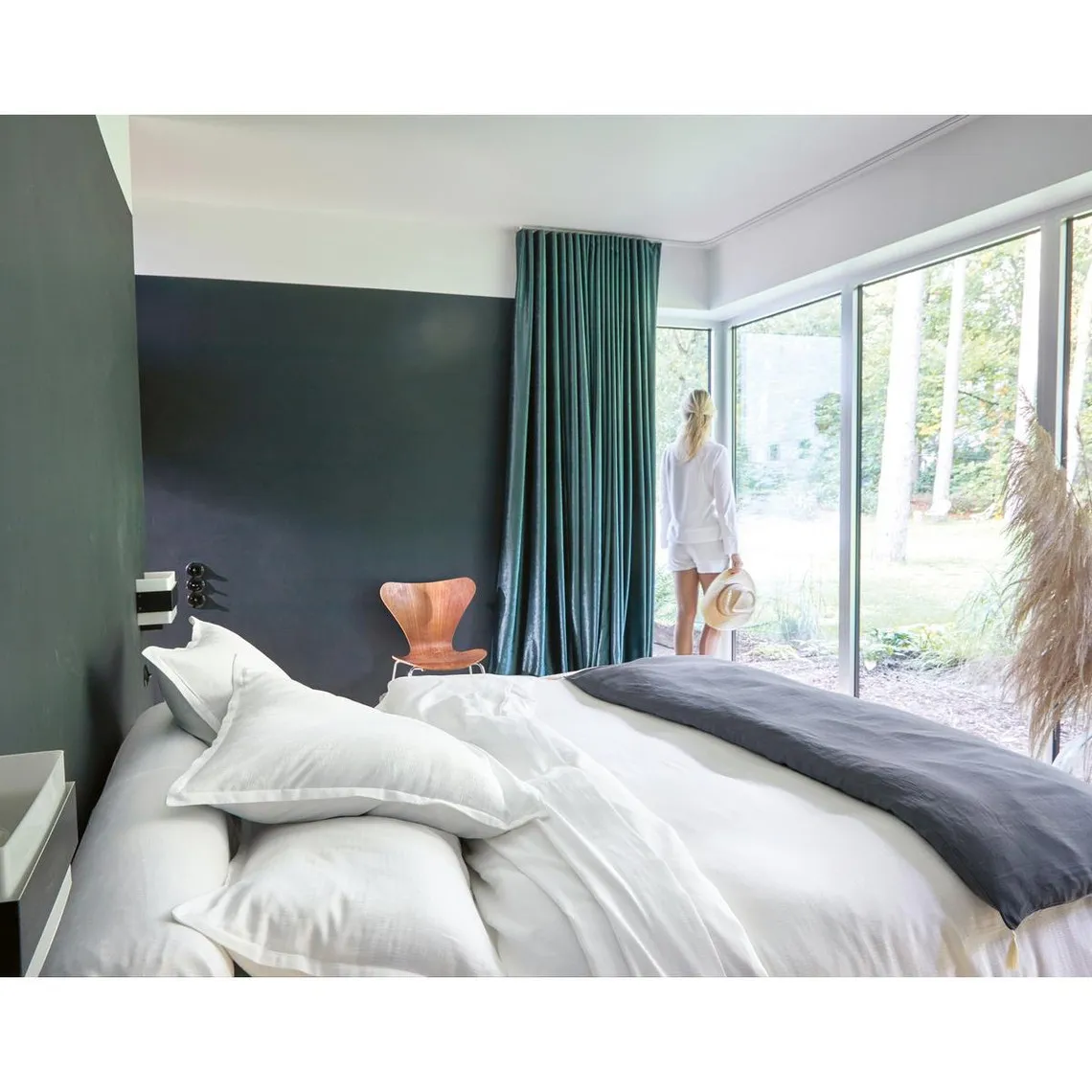 Housse de couette Blanc GRAMINES | 3 Suisses