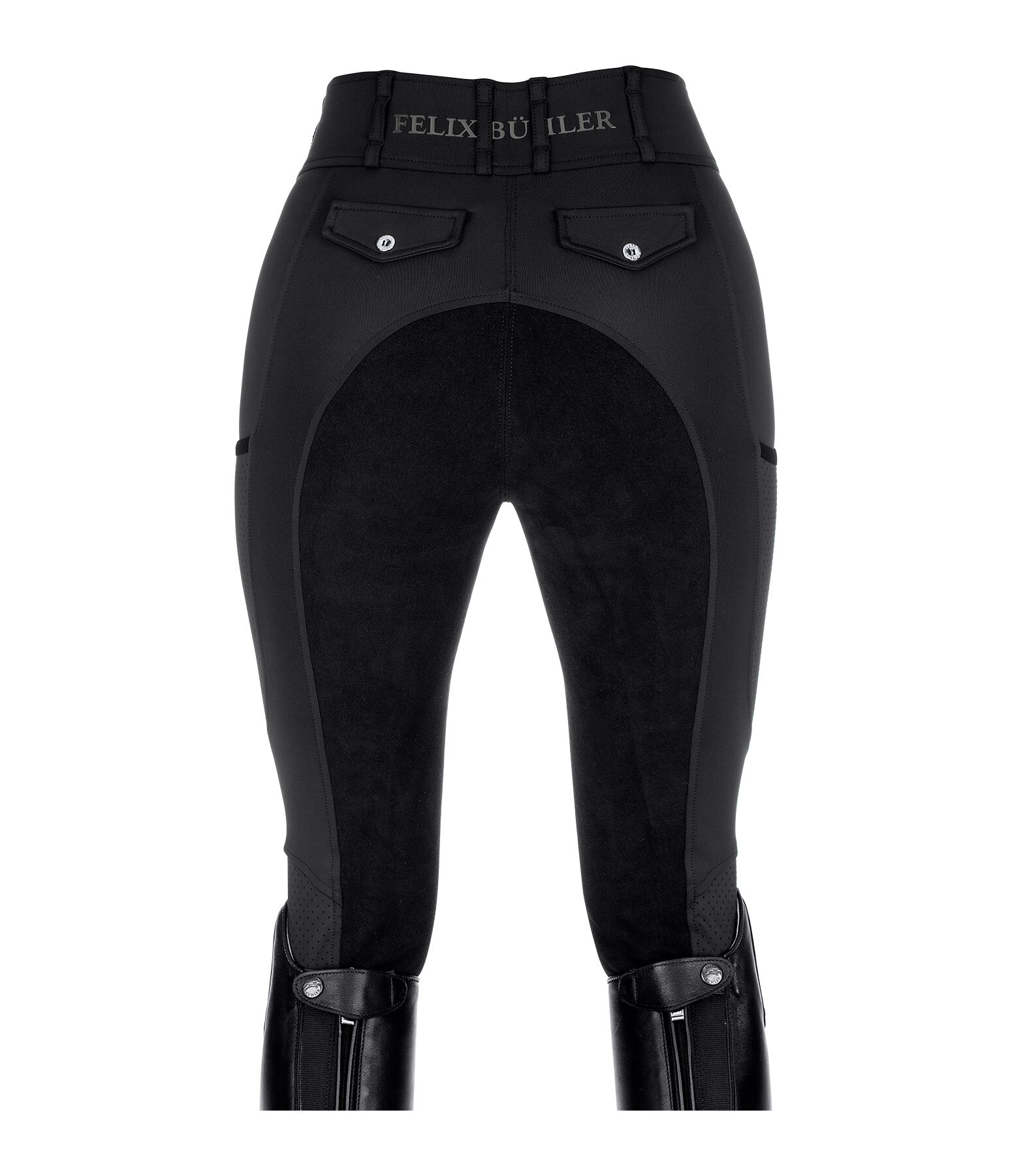 Pantalon d'équitation d'été hybride à fond intégral  Helen-Mesh