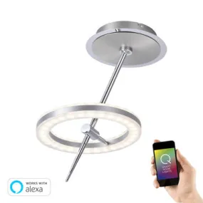 Plafonnier led connecté Neuhaus Q-Amy Gris