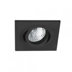 Spot encastrable Radon Ø9cm 1xGU10 8W carré noir - Faro